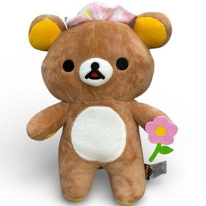 SAN-X RILAKKUMA Bear Happy Picnic Plush Toy 11”